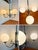 Vintage Regency Belgian Ceiling Lamp with Chrome with 3 Opaline Glass Spheres by Massive For Sale - Image 11 of 12