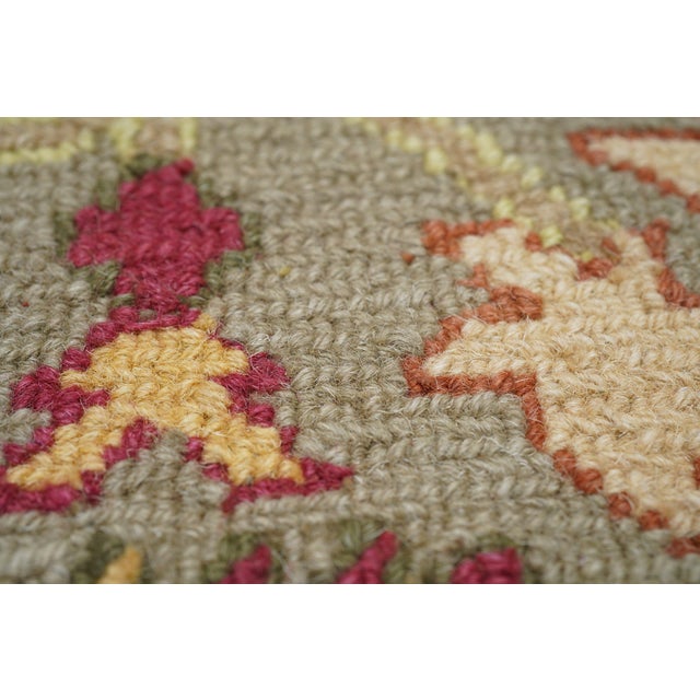 Green Sumak Rug 3'0'' X 5'0'' For Sale - Image 8 of 11