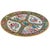 Large Mid-20th Century Hand-Painted Chinese Export Rose Medallion Charger 16.25" For Sale In San Diego - Image 6 of 10