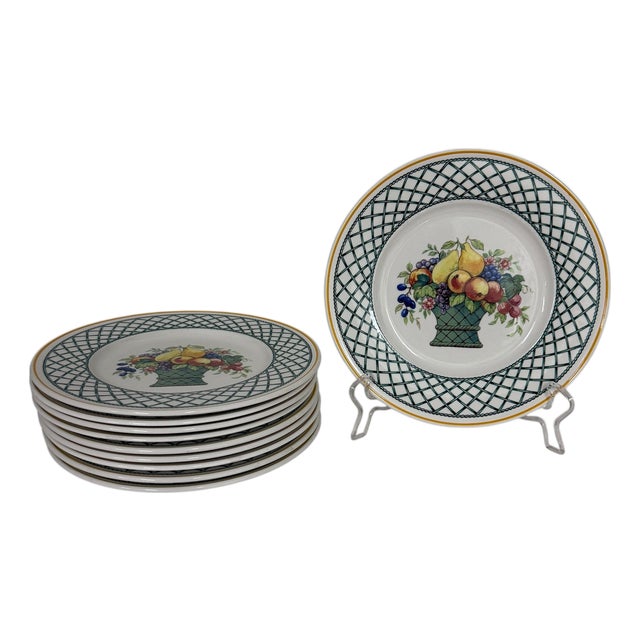 Villeroy & Boch Basket Salad Plate - Set of 10 For Sale