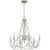 French Country Sean Lavin By Visual Comfort Studio Maryville Chandelier in Washed Grey For Sale - Image 3 of 4