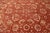Terra Cotta 10x13 Terra Cotta Floral Oushak Rug | 9'11"x12'11" Ivory Wool Afghan Hand-Knotted For Sale - Image 8 of 11