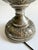 The Meteor Silver Repousse Antique Oil Lamp, Converted to Electric For Sale In Cleveland - Image 6 of 18