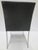 2010s Walter Knoll Jason Lite Side Chair in Black With Satin Chrome Legs (New) For Sale - Image 5 of 8