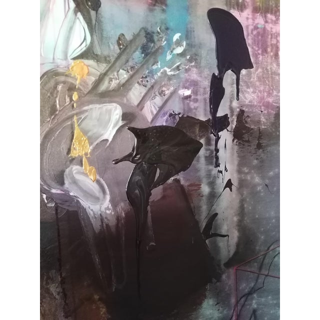 Stefano Mazzolini, Penblu, 2023, Acrylic & Oil on Canvas For Sale - Image 3 of 18