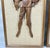 1960s Large 24” Mid-Century Modern Hand-Carved Teak & Burlap Wall Art – Set of 2 For Sale - Image 4 of 7