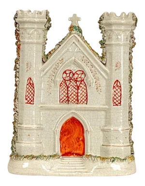 Circa 1880 Staffordshire Church, England