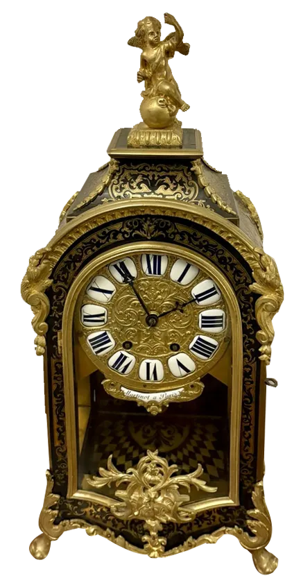 Large 18th Century French Boulle and Ormolu Mounted Bracket Clock