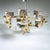 Chrome and Brass Chandelier by Gaetano Sciolari, Italy, 1970s For Sale - Image 10 of 18