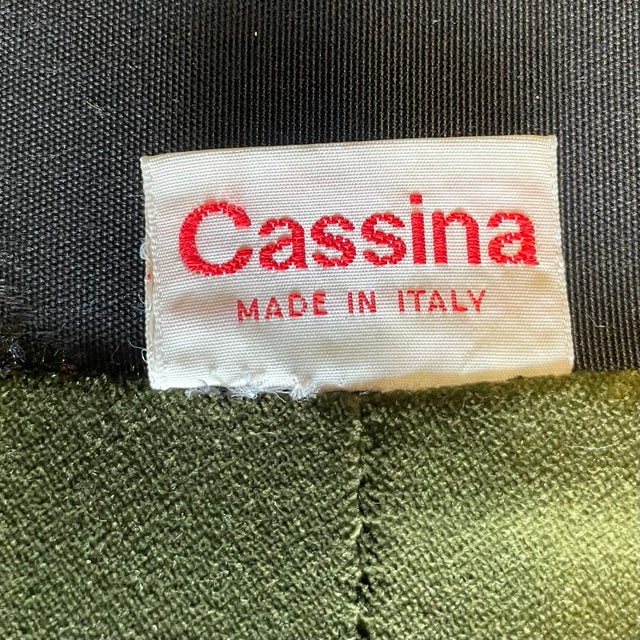 Textile Two-Seat Sofa by Vico Magistretti for Cassina, 1973 For Sale - Image 7 of 8