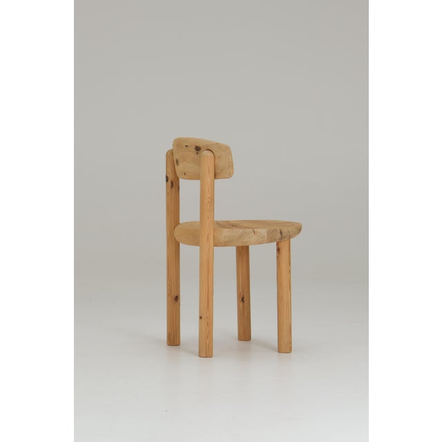 Vintage Dining Chairs in Pine by Rainer Daumiller, 1970s, Set of 6 For Sale - Image 6 of 15