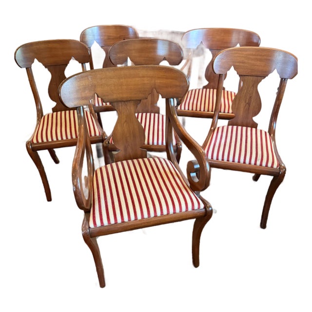 Late 20th Century Henkel Harris Dining Chairs For Sale