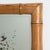 Wood 20th Century French Faux Bamboo Carved Wood Wall Mirror For Sale - Image 7 of 8