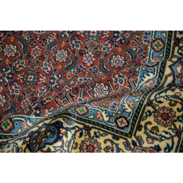 Old New House Vintage Bulgarian Tabriz Design Rug Runner - 5'11" X 11'11" For Sale - Image 4 of 12