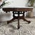 Brown Antique Victorian Marble Top Walnut Side Table For Sale - Image 8 of 13