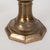 Metal Pair of 19th Century Continental Brass Hurricane Candlesticks For Sale - Image 7 of 10