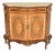 French Inlaid Marquetry Sideboard with Marble Top, 1930 For Sale