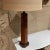 1950s Arturo Pani Leather Wrapped Table Lamp, Gold, Mexico, 1950s For Sale - Image 5 of 17