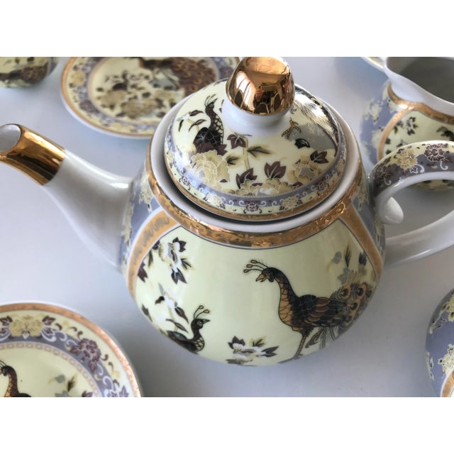 2000 - 2009 Japanese Porcelain Yamasen With a Pavia Motif, Set of 15 For Sale - Image 5 of 18