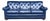 1960s Hollywood Regency Navy Blue Button-Tufted Leather Sofa For Sale