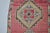 1950s Vintage Anatolian Wool Runner, Hand-Woven Rug With Vibrant Pink and Geometric Motifs For Sale - Image 5 of 10