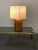 Mid-Century Italian Poplar Briar and Chrome Table Lamp by Tommaso Barbi, 1970s For Sale - Image 16 of 18