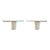 Pair of Italian Modern Travertine Console Tables For Sale