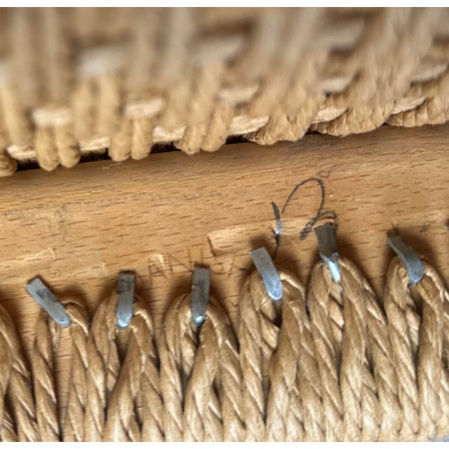 Danish Model 401 Dining Chairs in Oak with Papercord Seats by J.H. Møller for J.L. Møllers, Denmark, 1970s, Set of 4 For Sale - Image 10 of 11