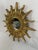 1960s French Style 17.25" Gilded Sunburst Wall Mirror For Sale - Image 9 of 18
