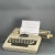 Mid-Century Modern Vintage 1970s Olivetti Lexikon 82 Electric Typewriter For Sale - Image 3 of 12