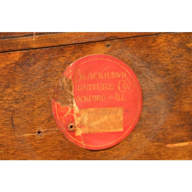 Early 20th Century Blackhawk Furniture Co. Louis XV Style Hand-Painted Sideboard Buffet Cabinet For Sale - Image 18 of 18
