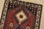 2000 - 2009 Yalameh Rug 1’10” X 2’11” Red Wool Vintage Tribal Hand-Knotted Carpet For Sale - Image 5 of 8