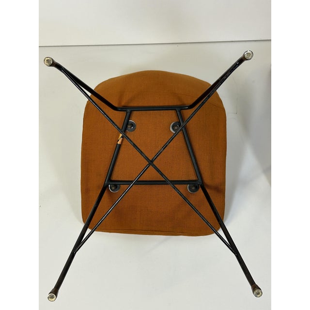Metal Vintage Chairs by Augusto Bozzi for Saporiti Italia, 1950s, Set of 2 For Sale - Image 7 of 12