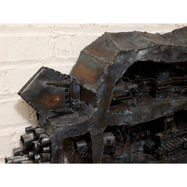 Metal Vintage Metal Assemblage Sculpture For Sale - Image 7 of 10