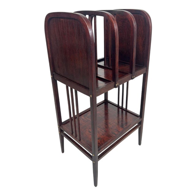 Secession Magazine Holder by Otto Wagner for Thonet, 1890s For Sale