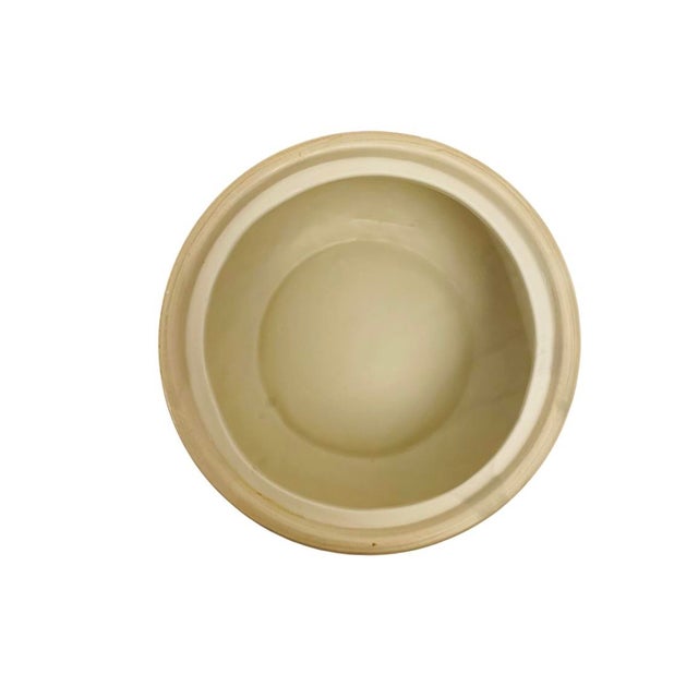 Ceramic Vintage 1990s Fitz and Floyd Bluebird Dogwood Basket Weave Ceramic Lidded Dish For Sale - Image 7 of 8