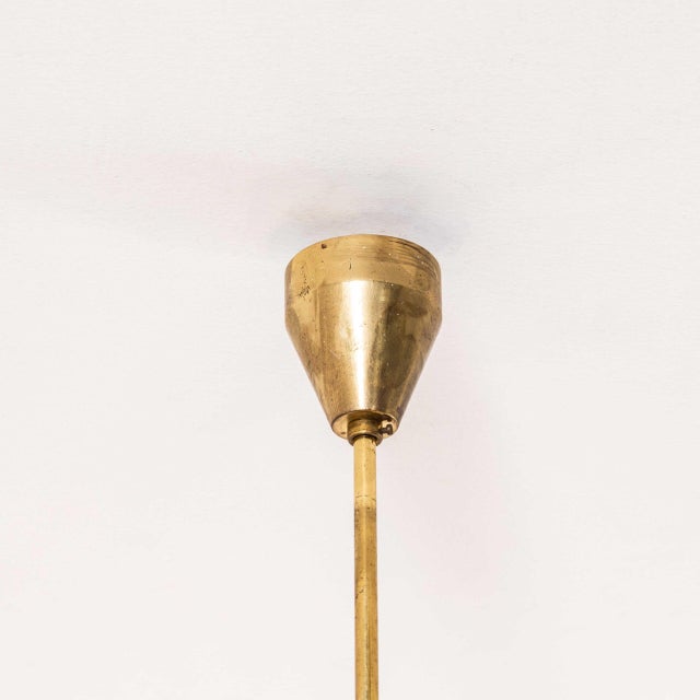 Prismatic Five Pod Crystal Pendant Chandelier, 1950s For Sale - Image 6 of 10