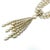 Metal Vintage Multi-Strand Faux Pearl Tassel Necklace, 1950s For Sale - Image 7 of 10
