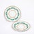 Mid 20th Century Set of 16 Turquoise & 24k Gilt Border Porcelain Dinner Plates by Hutschenreuther For Sale - Image 11 of 16