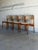 In Style of Erik Buch Model 49 Teak Dining Chairs Set of 4 Fabric Wooden Seating Denmark Mid-Century Modern 1960s For Sale - Image 10 of 11