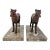 French Art Deco Barzoi Dog Bookends, Circa 1930 For Sale