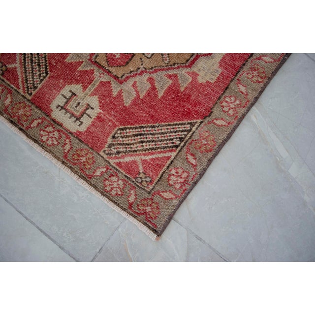 Textile Hand Knotted Door Mat, Entryway Rug, Bath Mat, Kitchen Decor, Small Rug, Turkish Rug - 1′8″ × 3′8″ For Sale - Image 7 of 13