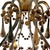 Shabby Chic Antique French Painted Wooden Bead and Iron Chandelier - 8 Lights For Sale - Image 3 of 10