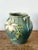 Mid-Century Modern Vintage Boho Roseville Green Vase For Sale - Image 3 of 11