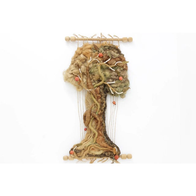 1960s Vintage Tree Wall Tapestry, 1960s For Sale - Image 5 of 5