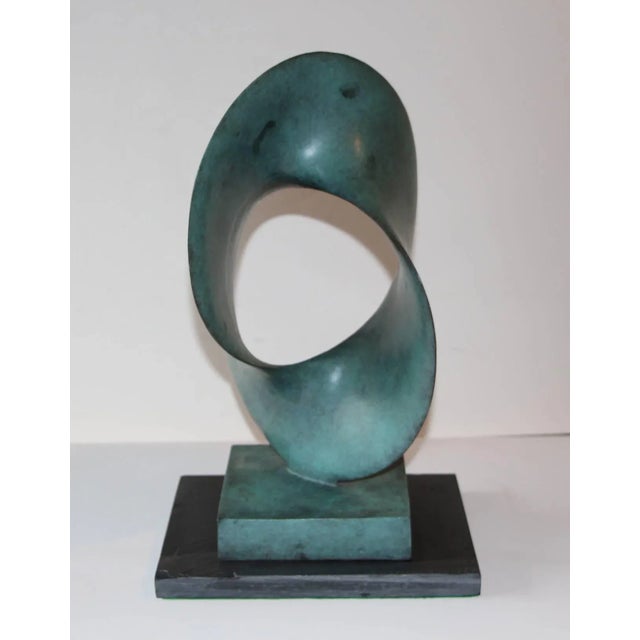A great bronze wonderfully patinated and mounted on a slate base. It is signed Schumacher and dated 1989. We were lucky to...