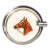 Lovely Hand Painted Horse Equestrian Theme Vintage English Sterling Silver Ashtray Paperweight Catchall Home Decor For Sale