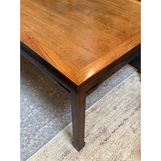 Brown Vintage Gump's Chinoiserie Dining Room Table For Sale - Image 8 of 14