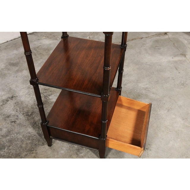 Mid 20th Century Mahogany English Étagère or Shelf For Sale - Image 10 of 14