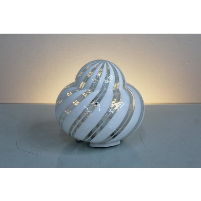 Mid-Century Murano Glass and Metal Table Lamps by F. Fabbian, Italy, 1970s, Set of 2 For Sale - Image 11 of 16